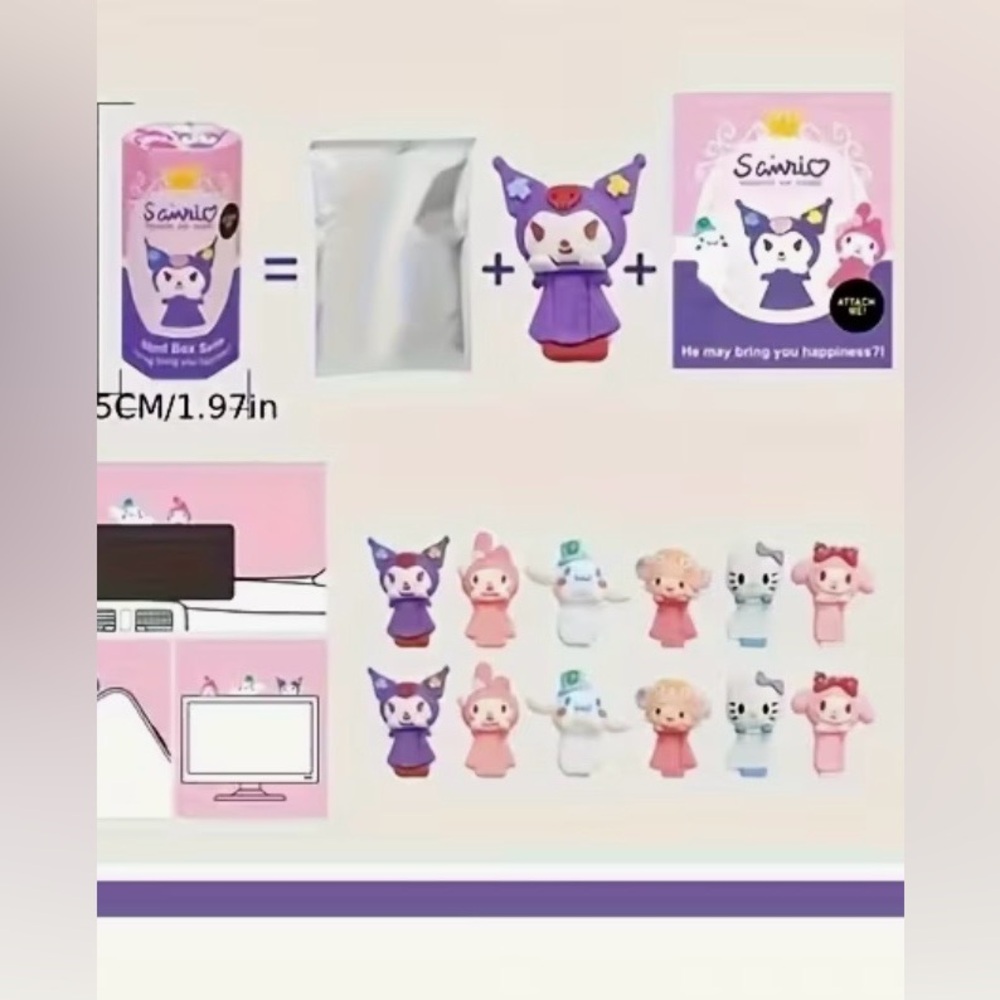 Sanrio Hippers Mini Figures Collection Blind box sealed - Picture 3 of 4